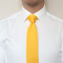 Mustard Yellow Diamond End Knitted Neck Tie In 100% Soft Polyester, thumbnail 4 of 11