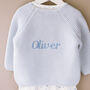 New Baby Cardigan, Babygrow And Hat Gift Set, thumbnail 4 of 12