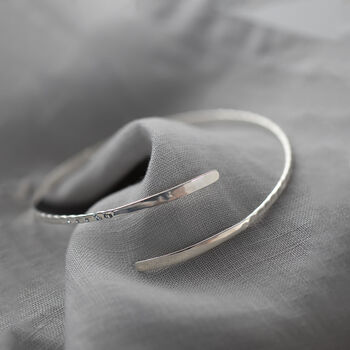Sterling Silver Wrap Bangle, 2 of 9