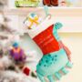 Personalised Dinosaur Christmas Stocking, thumbnail 1 of 4