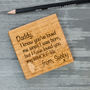 Personalised Letter To Mummy Or Nana Coaster, thumbnail 2 of 8