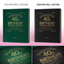 Personalised 40th Birthday Milestone Newspaper Book, thumbnail 6 of 11