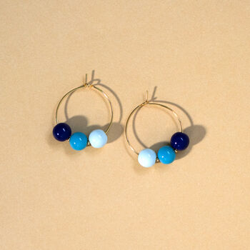 Shades Of Blue Bead Bracelet, 3 of 5