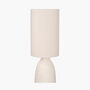 White Vintage Textured Ceramic Floor Lamp, thumbnail 6 of 10