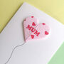 Personalised Mother's Day Balloon Heart Card, thumbnail 3 of 6