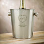 Personalised Botanical Stainless Steel Ice Bucket, thumbnail 2 of 4