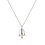 Harebell Silver And Solid 18ct Gold Necklace, thumbnail 7 of 8