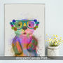 Otter, Rainbow Splash Art Print, thumbnail 7 of 7