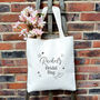 Personalised Bridal Bag | Wedding Day Tote Bag, thumbnail 2 of 6