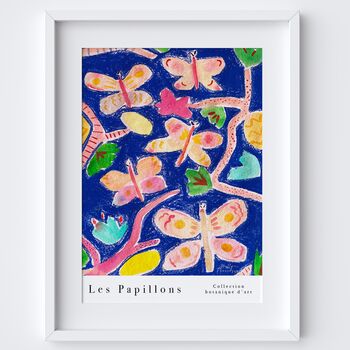 'Les Papillons' Butterflies Art Print, 2 of 2