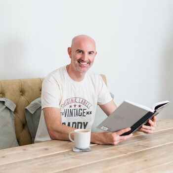 Personalised Men's Daddy T Shirt Vintage, 7 of 10