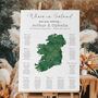 Ireland Map Wedding Table Plan, thumbnail 1 of 5