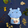 Personalised Hippo Children's Hooded Towel, thumbnail 8 of 10