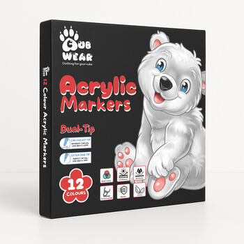 12 Acrylic Paint Pens Dual Tip Dot, 6 of 7