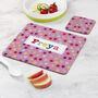 Personalised Girl's Patterned Placemat Set, thumbnail 4 of 12