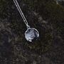 Cherry Blossom Coin 925 Sterling Silver Necklace, thumbnail 1 of 5