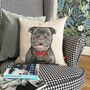 Staffordshire Bull Terrier Cushion Cover, thumbnail 5 of 11