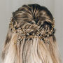 Swarovski Crystal And Pearl Wedding Hair Vine Lily, thumbnail 7 of 11