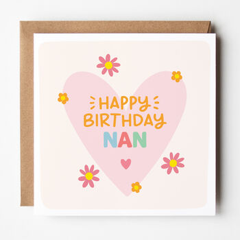 Happy Birthday Card For Grandma/Gran/Granny/Nanna/Nanny/Nan, 6 of 6