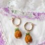 Pineapple Earrings, thumbnail 2 of 4