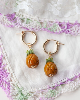 Pineapple Earrings, 2 of 4