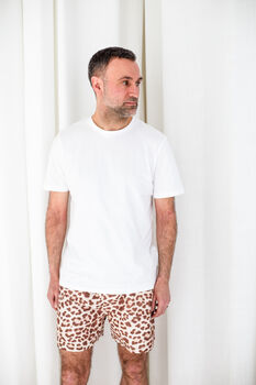 Matching Family Men's Leopard Swimshorts, 3 of 11