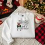 All I Want For Christmas Is Wine And A Lie Down” Funny Festive Jumper, thumbnail 1 of 2