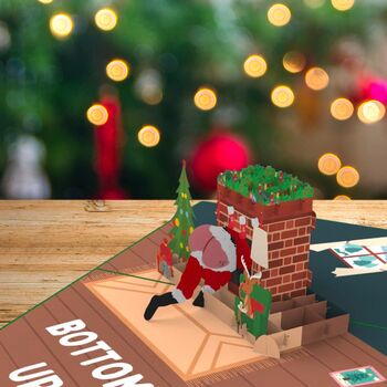 Have A Cracking Christmas! 3D Pop Up Funny Xmas Card! Cheeky And Silly Xmas Card For Him And Her, 2 of 10