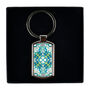 Flourishing Garden Millefiori Handprinted Keyring, thumbnail 1 of 8
