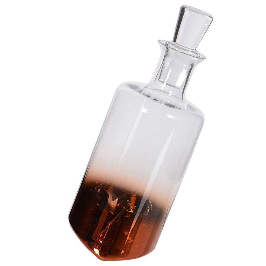 luxury bronze ombre tipsy decanter by dibor