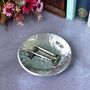 10th Anniversary Gift. Hammered Aluminium Dish Trinket And Ring Tray, thumbnail 2 of 10