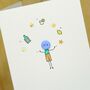 Personalised Handmade Button Juggler Birthday Card, thumbnail 10 of 12