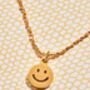 Mini Smile Skinny Chain Necklace, thumbnail 1 of 4