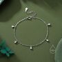 Cz Droplet Bracelet In Sterling Or Gold, thumbnail 8 of 12