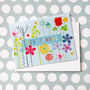 Mini Floral Big Thanks Card, thumbnail 4 of 4