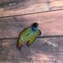 Rainbow Metal Pattern Turtle Enamel Pin, thumbnail 2 of 5