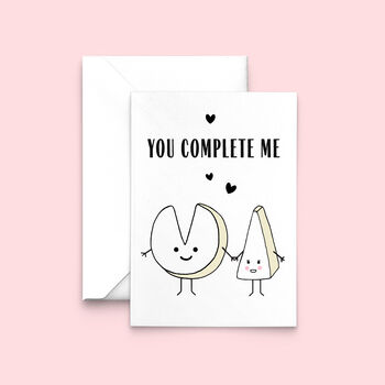 'You Complete Me' Cheese Card For Partner, 4 of 4