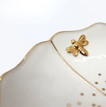 Luxe China Bee Plate, 2 of 5