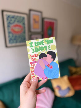 I Love You Dady Greeting Card, 5 of 7