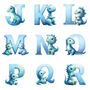 Personalised Dinosaur Alphabet Grey Plush Teddy Bear, thumbnail 8 of 10