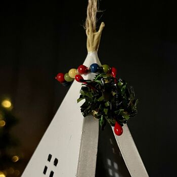 Christmas Tipi Hanging Christmas Decoration, 4 of 4