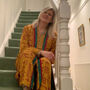 Upcycled Indian Silk Dressing Gown Dancing In The Sun, thumbnail 1 of 3