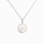 Reversible Libra Horoscope Sterling Silver Necklace, thumbnail 2 of 3