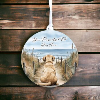 Personalised Labrador Retriever Dog Beach Walk Collection, 3 of 8