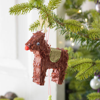 Christmas Reindeer Pinata Decoration, 2 of 4