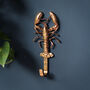 Gold Metal Lobster Hook, thumbnail 1 of 3