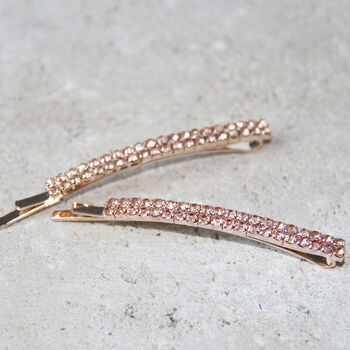 Set Of Two Crystal Hair Slides, 4 of 6