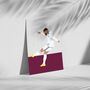 Emiliano Buendía Europa League Final Aston Villa Print | Gift For Villa Fans, thumbnail 2 of 4