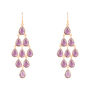 Erviola Gemstone Cascade Earring Plated Sterling Silver, thumbnail 7 of 12