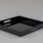 Handcrafted Lacquered Square Serving Trays, thumbnail 6 of 10
